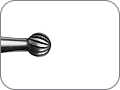 Финир твердосплавный для обработки пломб, шаровидный, стандартный, хвостовик угловой (RA), Ø=1,8 мм
