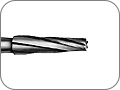 Бор твердосплавный для обработки коронок и мостов, усеченный конус, удлинённый, хвостовик прямой (HP), L раб. части 6,0 мм, Ø=1,2 мм