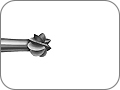 Бор стальной шаровидный, хвостовик угловой (RA), Ø=0,5 мм, не предназначен для автоклавирования