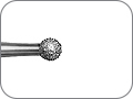 Бор алмазный шаровидный, "грубый", хвостовик турбинный (FG), Ø=1,8 мм