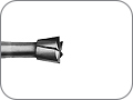 Бор твердосплавный для препарирования полости, обратный конус, хвостовик угловой (RA), L раб. части 1,7 мм, Ø=1,8 мм