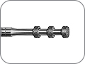 Маркер глубины для препарирования под виниры цилиндрический, хвостовик турбинный (FG), L раб. части 6,0 мм, Ø=2,1 мм, глубина препарирования 0,5 мм