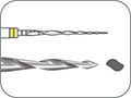Файл эндодонтический никель-титановый для машинного препарирования корневых каналов, сечение - "двойная S", конусность .06, L=21 мм, Ø=0,20 мм