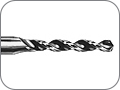 Сверло твердосплавное для металла и акрила, спиралевидное, хвостовик прямой короткий (HPS), L раб. части 1,2 мм, Ø=1,2 мм