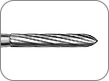 Финир для параллельного уступа, торпедовидный, 8 лезвий "стандартный", хвостовик турбинный (FG), L раб. части 8,0 мм, Ø=1,2 мм
