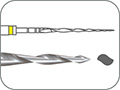 Файл эндодонтический никель-титановый для машинного препарирования корневых каналов, сечение - "двойная S", конусность .06, L=25 мм, Ø=0,20 мм
