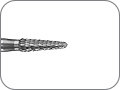 Фреза твердосплавная, для контролируемого огрубления металлических поверхностей, конусная со скругленным кончиком, хвостовик прямой (HP), L раб. части 8,0 мм, Ø=2,3 мм