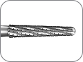 Q-Финир лабиальный, конусный с безопасным кончиком, хвостовик турбинный (FG), L раб. части 8,0 мм, Ø=1,6 мм, угол 2°