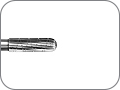 Фреза твердосплавная для первичной обработки сплавов недрагоценных металлов, торпедовидная со скруглённым кончиком, хвостовик прямой (HP), L раб. части 8,0 мм, Ø=2,3 мм