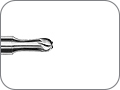 Бор твердосплавный центрирующий, хвостовик прямой короткий толстый (HPST), Ø=0,9 мм