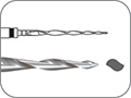 Файл эндодонтический никель-титановый для машинного препарирования корневых каналов, сечение - "двойная S", конусность .06, L=21 мм, Ø=0,40 мм