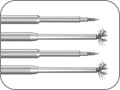Набор щёток NiTiBrush для внутриротового очищения титановых имплантатов при периимплантите, 2 щётки ICT1.204 и 2 щётки ICT2.204