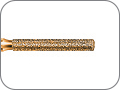 Бор алмазный цилиндрический, параллельный плечевой уступ, удлинённый, "грубый специальный", хвостовик турбинный (FG), L раб. части 10,0 мм, Ø=1,4 мм