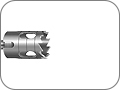 Трепан для извлечения костного цилиндра, нержавеющая сталь, Ø внешн.=6,0 мм, Ø внутр.=4,9 мм, L=8 мм