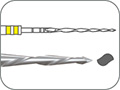 Файл эндодонтический реципрокный никель-титановый для механической обработки корневых каналов, сечение - "двойная S", постоянная конусность .06, L=25 мм, Ø=0,50 мм