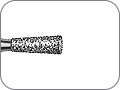 Бор алмазный для обработки коронок и мостов, обратноконусный удлинённый, "средний (стандартный)", хвостовик прямой (HP), L раб. части 6,0 мм, Ø=2,3 мм