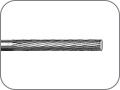 Фреза твердосплавная параллельная, с особой скошенной насечкой, хвостовик прямой короткий (HPS), L раб. части 15,0 мм, Ø=2,3 мм