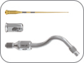 Набор инструментов для активации ирригационного раствора при эндодонтическом лечении, включает в себя 5 звуковых насадок, насадку-держатель и фиксирующую головку для насадки-держателя