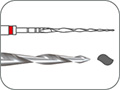 Файл эндодонтический никель-титановый для машинного препарирования корневых каналов, сечение - "двойная S", конусность .06, L=25 мм, Ø=0,25 мм