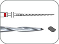 Файл эндодонтический никель-титановый для механического препарирования корневых каналов, сечение - "двойная S", конусность .04, L=31 мм, Ø=0,25 мм