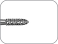 Фреза твердосплавная, для обработки акрила и металлических сплавов, торпедовидная, хвостовик прямой (HP), L раб. части 8,0 мм, Ø=2,3 мм