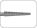 Фреза для контролируемого огрубления металлических поверхностей, пиковидная со скруглённым кончиком, хвостовик прямой (HP), L раб. части 13,0 мм, Ø=2,3 мм