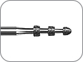 Маркер глубины для препарирования под виниры конусный, хвостовик турбинный (FG), L раб. части 7,0 мм, Ø=2,0 мм, глубина препарирования 0,4 мм