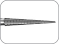 Q-Финир твердосплавный лабиальный, конус с безопасным кончиком, стандартная и финишная обработка в одном, хвостовик турбинный (FG), L раб. части 9,0 мм, Ø=1,4