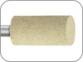 Камень алмазный с керамической связкой (DCB) для обработки всех видов керамики (вкл. ZrO2) и твёрдых металлических сплавов, цилиндрический, "грубый", хвостовик прямой (HP), L раб. части 13,0 мм, Ø=6,5 мм
