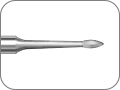 Бор для выравнивания корней, нержавеющая сталь, хвостовик угловой (RA), L раб. части 2,6 мм, Ø=1,2 мм