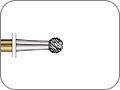 Бор алмазный шаровидный, "грубый структурный", хвостовик турбинный (FG), Ø=1,2 мм