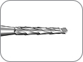 Фреза Линдеманна твердосплавная, с особой ступенчатой насечкой, хвостовик прямой экстрадлин. (HPXL), L раб. части 9,0 мм, Ø=1,6 мм