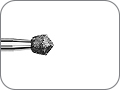 Бор алмазный для обработки окклюзионных поверхностей, "стандартный (средний)", хвостовик турбинный короткий (FGS), L раб. части 3,1 мм, Ø=3,1 мм