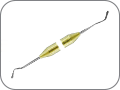 Штопфер конусный, Ø 2,4 мм – гладилка большая, ширина 2,4 мм, цвет ручки "золотой"