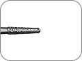 Бор алмазный для обработки коронок и мостов, конусный со скругленным кончиком, "стандартный (средний)", хвостовик прямой (HP), L раб. части 7,0 мм, Ø=2,5 мм