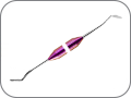 Гладилка дистально-медиально лепестковая, ширина: 2,7 мм / 2,3 мм, цвет ручки "розовый"