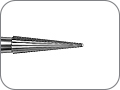 Финир для обработки пломб твердосплавный, копьевидный с безопасным кончиком, 16 лезвий, хвостовик турбинный (FG), L раб. части 6,0 мм, Ø=1,4 мм