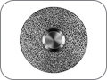 Диск алмазный двухсторонний для сепарации и предварительного контурирования керамики,  хвостовик прямой (HP), толщ. диска 0,30 мм, Ø=20,0 мм