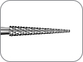 Фреза для обработки акрила и металлических сплавов, пиковидная, хвостовик прямой (HP), L раб. части 13,0 мм, Ø=2,3 мм