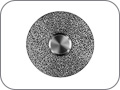 Диск алмазный двухсторонний для сепарации и предварительного контурирования керамики,  хвостовик прямой (HP), толщ. диска 0,30 мм, Ø=18,0 мм