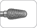 Фреза для акрила и металлических сплавов, твердосплавная, хвостовик прямой (HP), L раб. части 8,0 мм, Ø=4,0 мм
