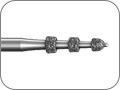 Маркер глубины для препарирования под виниры конусный, с пином, хвостовик турбинный (FG), L раб. части 7,0 мм, Ø=2,0 мм, глубина препарирования 0,4 мм