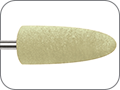 Полир для глянцевой полировки акрила, торпедовидный, хвостовик прямой (HP), L раб. части 25,0 мм, Ø=10,0 мм