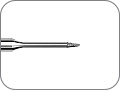 Бор алмазный для микропрепарирования заострённый, "стандартный (средний)", хвостовик турбинный (FG), L раб. части 1,6 мм, Ø=0,7 мм