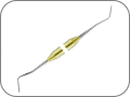 Штопфер  обратноконусный, Ø 1,0 мм – гладилка малая, ширина 1,0 мм, цвет ручки "золотой"