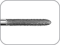 Бор твердосплавный для контролируемого огрубления металлических поверхностей, торпедовидный удлинённый, хвостовик прямой (HP), L раб. части 15,0 мм,  Ø=2,3 мм