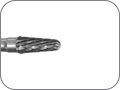 Фреза для обработки акрила, гипса и металлических сплавов, конусная, скругленный кончик, хвостовик прямой (HP), L раб. части 9,5 мм, Ø=4,0 мм
