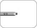 Маркер глубины препарирования для цельнокерамических коронок, вкладок и накладок, хвостовик турбинный (FG), Ø=0,9 мм, глубина препарирования 0,5 мм