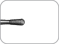 Фреза для обработки акрила и металлических сплавов, твердосплавная грушевидная, хвостовик прямой (HP), L раб. части 2,9 мм, Ø=1,4 мм