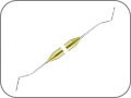 Штопфер оливообразный малый, Ø: 1,0 мм / 1,5 мм, цвет ручки "золотой"